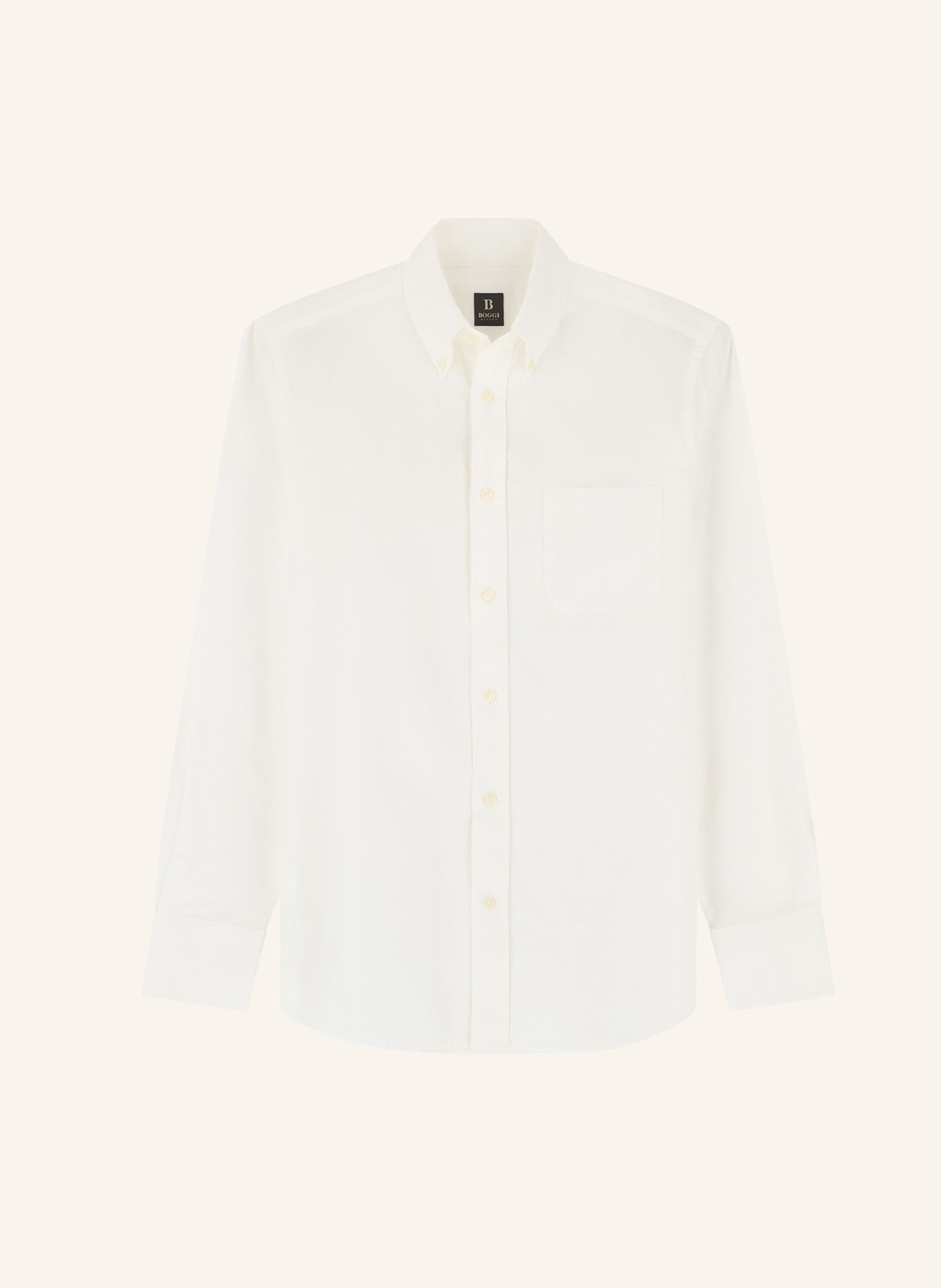 BOGGI MILANO Overshirt: WEISS