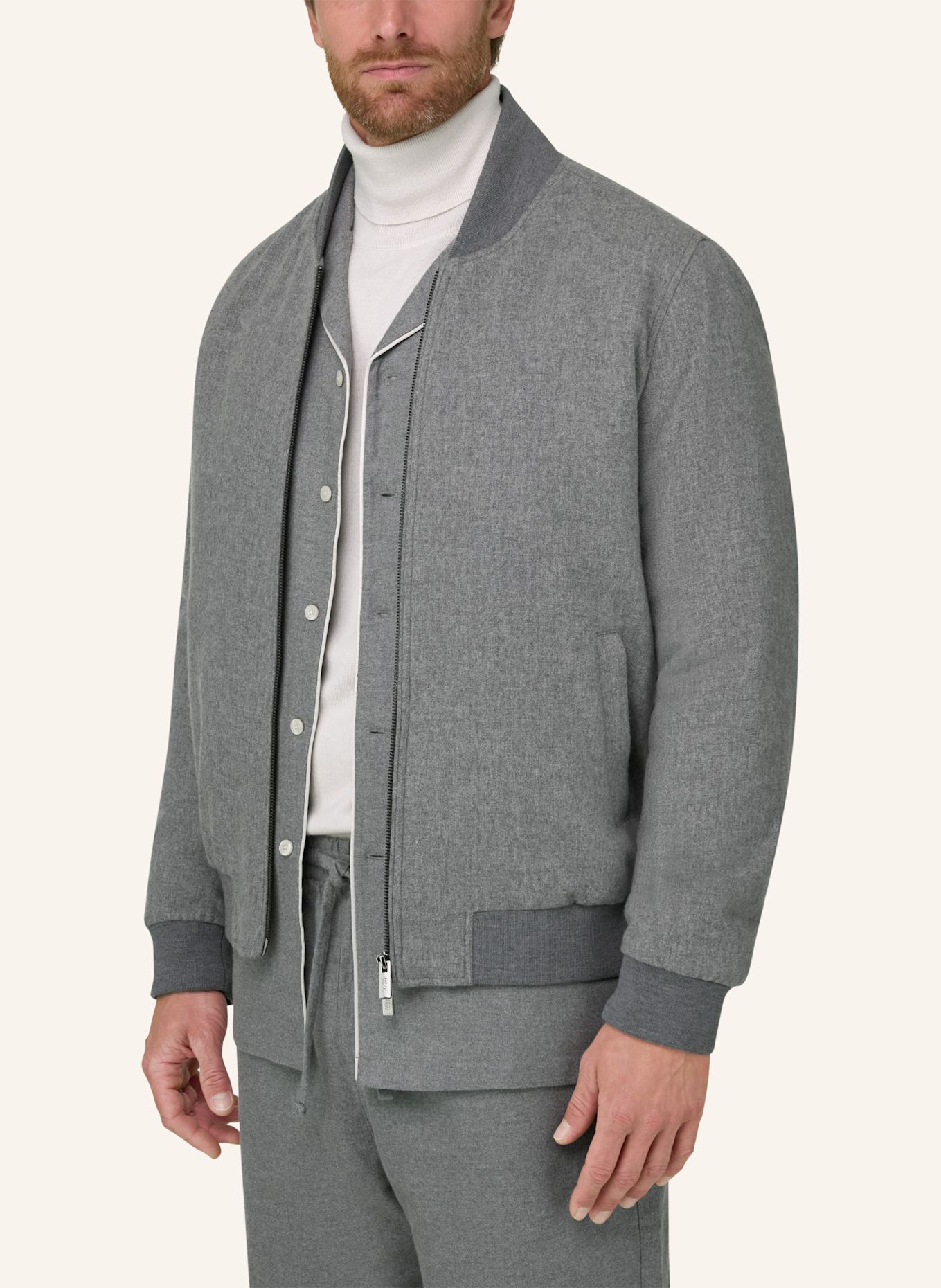 BOGGI MILANO Cabanjacke: GRAU
