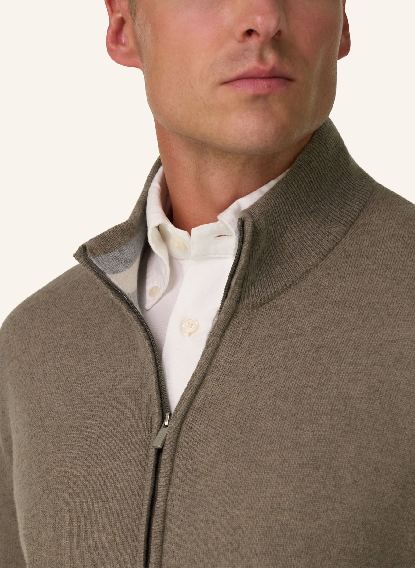 BOGGI MILANO Pullover: BEIGE