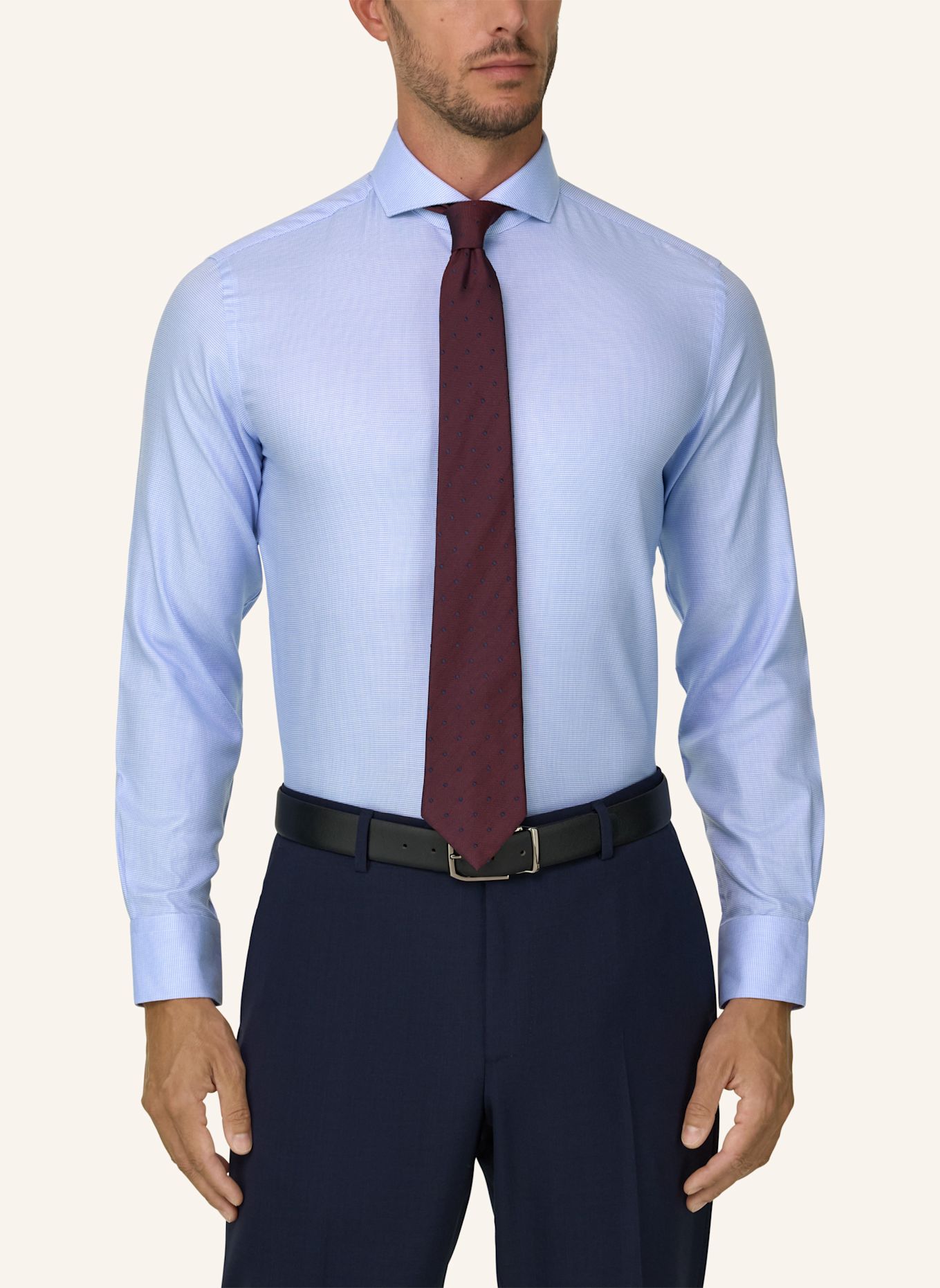 BOGGI MILANO Hemd: HELLBLAU