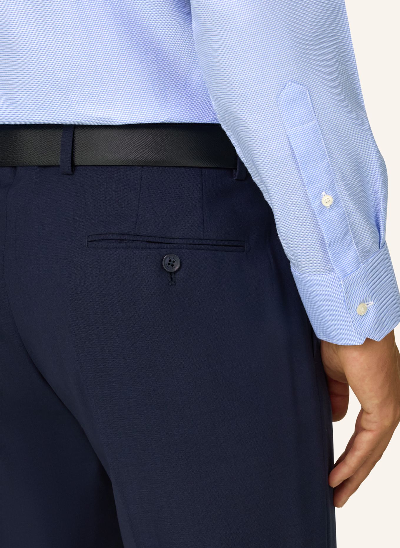 BOGGI MILANO Hemd: HELLBLAU