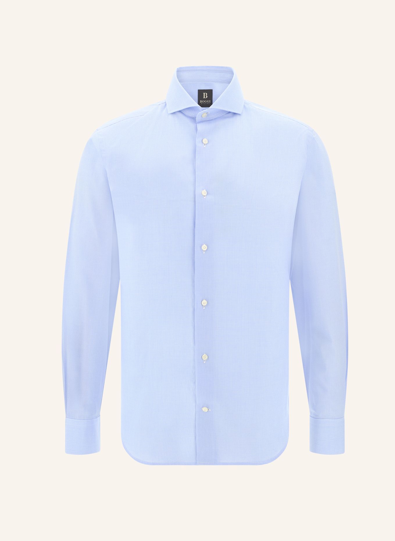 BOGGI MILANO Hemd: HELLBLAU