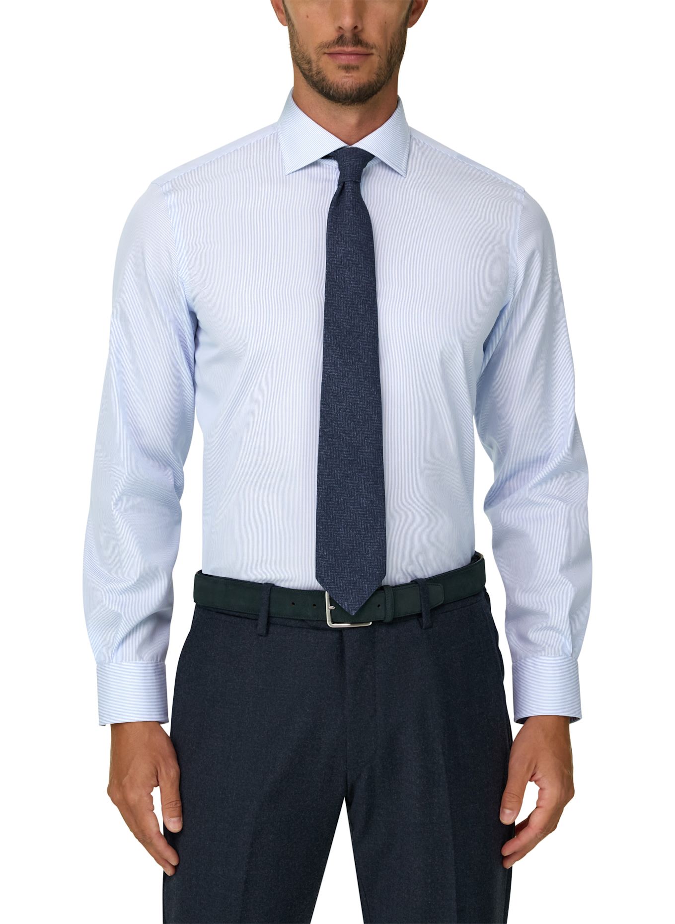 BOGGI MILANO Hemd: HELLBLAU