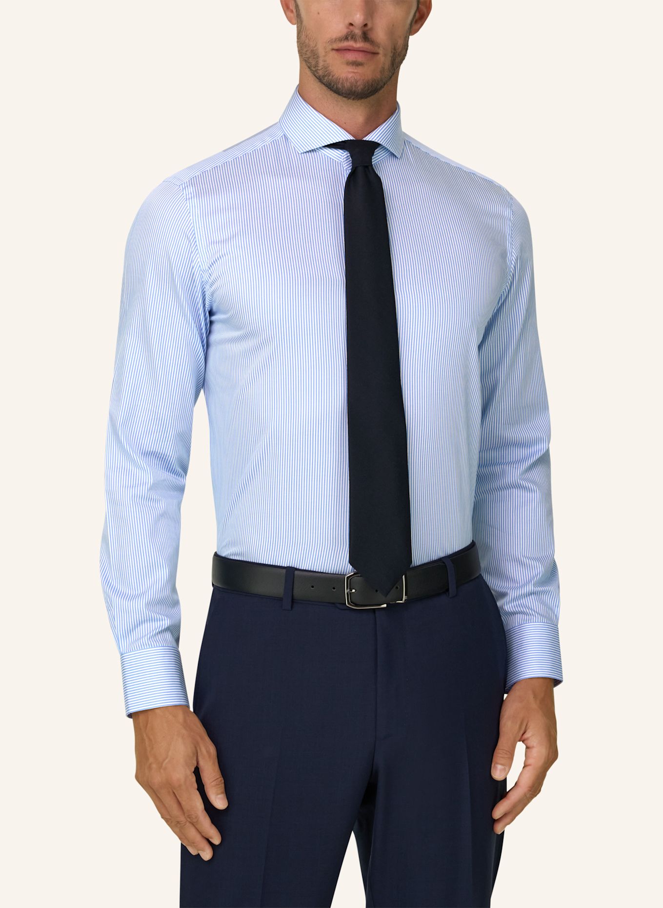 BOGGI MILANO Hemd: HELLBLAU