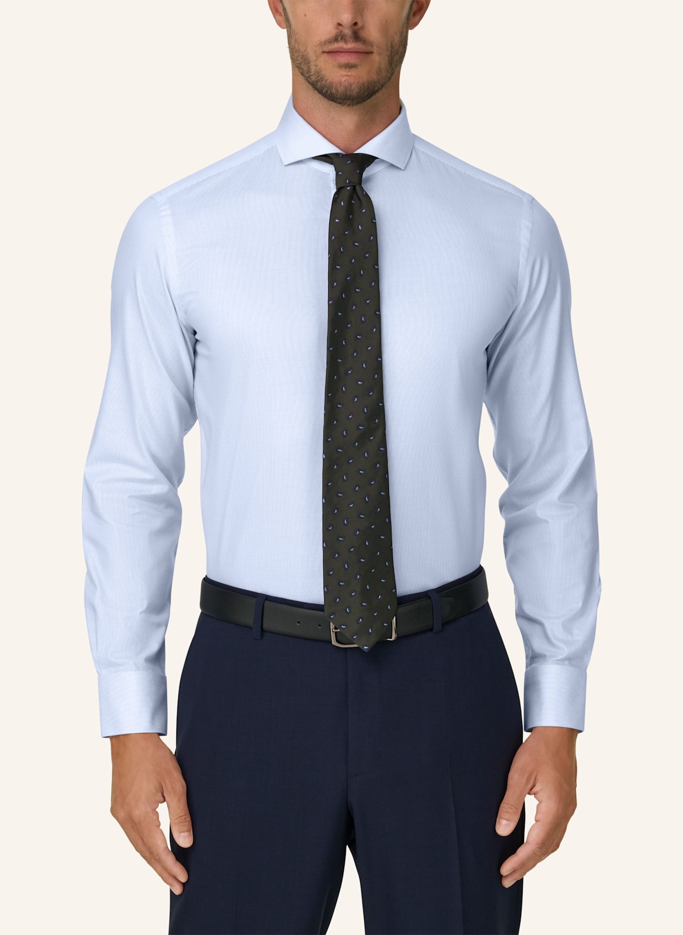 BOGGI MILANO Hemd: HELLBLAU