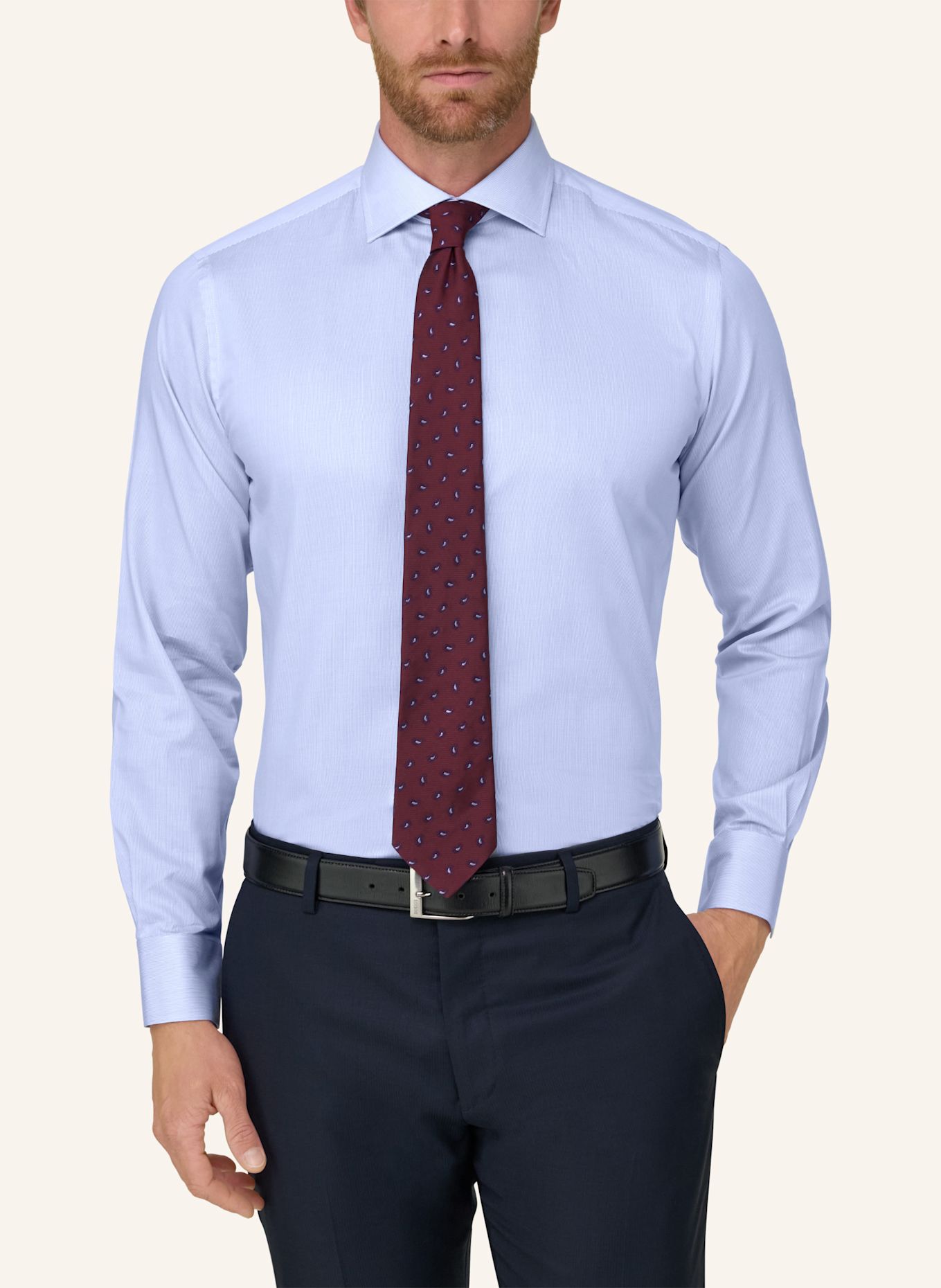 BOGGI MILANO Hemd: HELLBLAU
