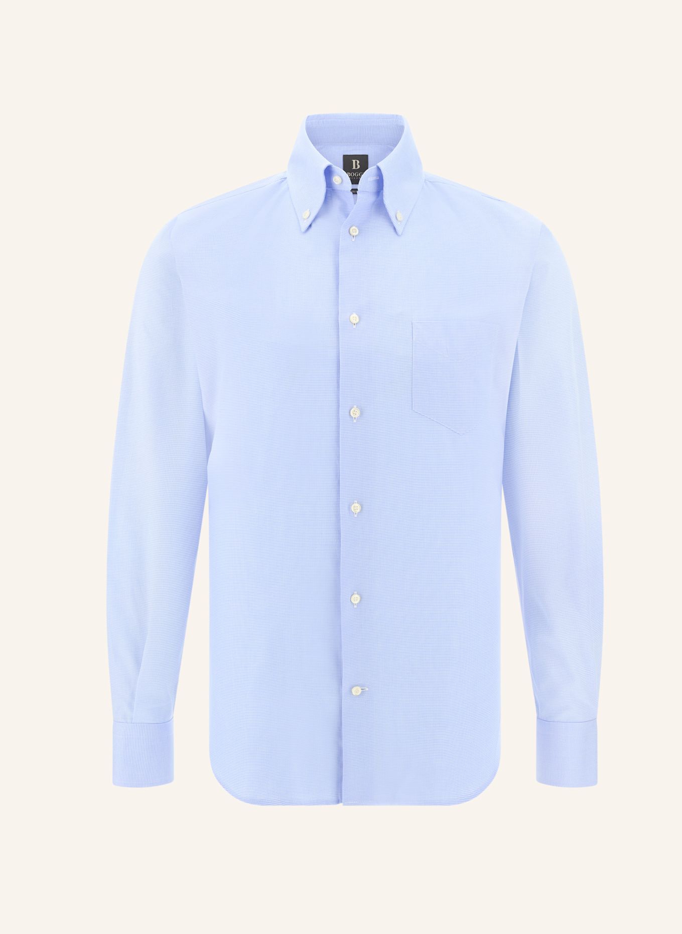 BOGGI MILANO Hemd: HELLBLAU