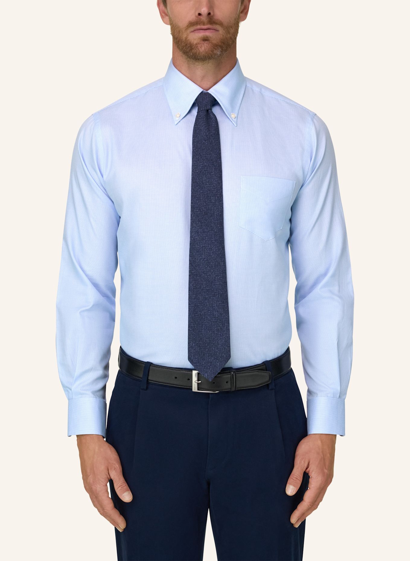 BOGGI MILANO Hemd: HELLBLAU