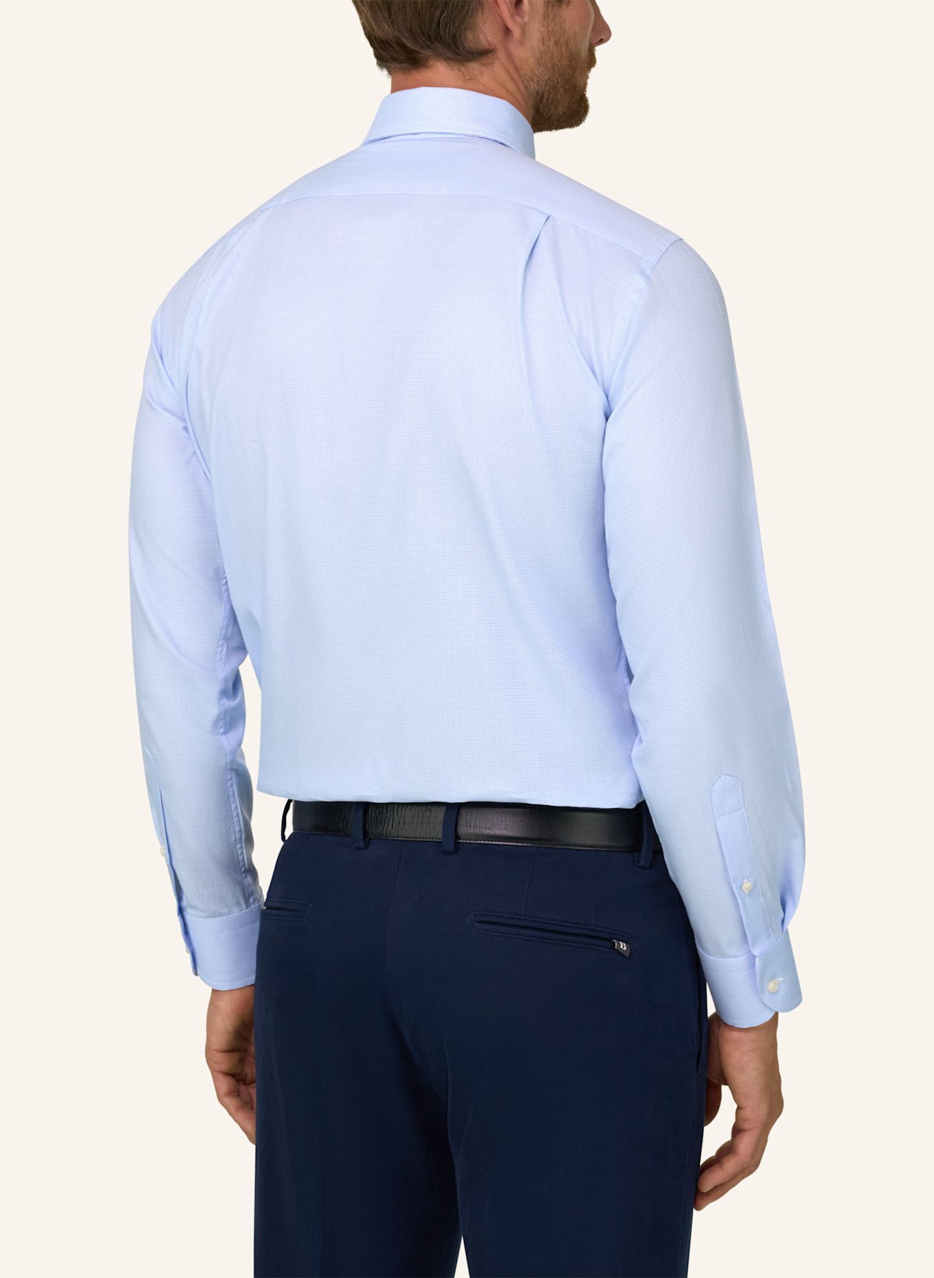 BOGGI MILANO Hemd: HELLBLAU