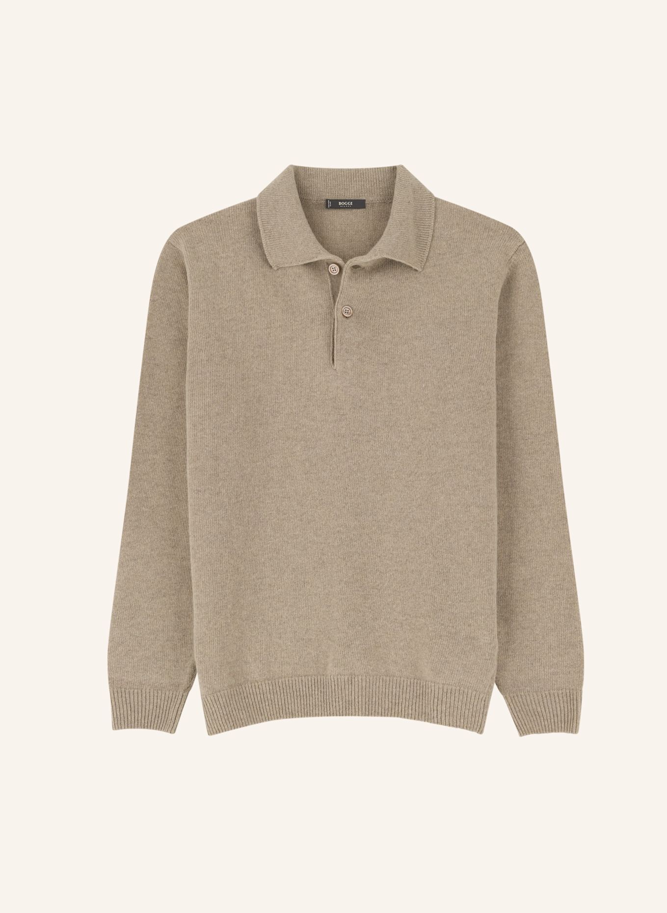 BOGGI MILANO Pullover: BEIGE