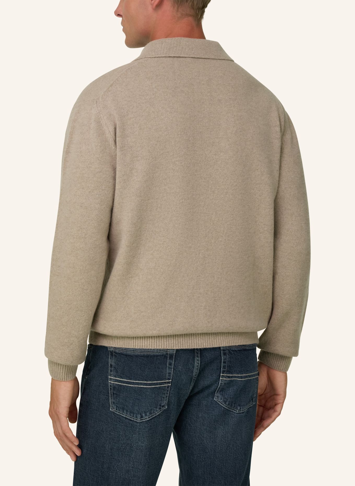 BOGGI MILANO Pullover: BEIGE