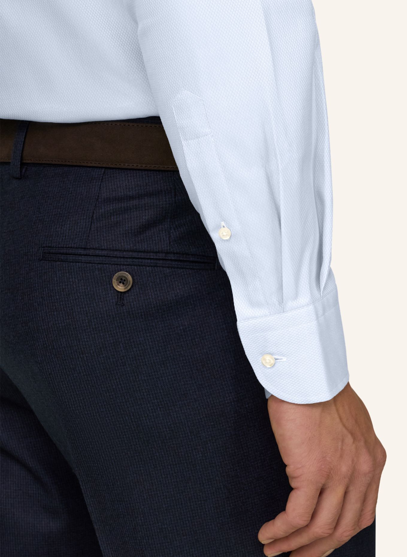 BOGGI MILANO Hemd: HELLBLAU