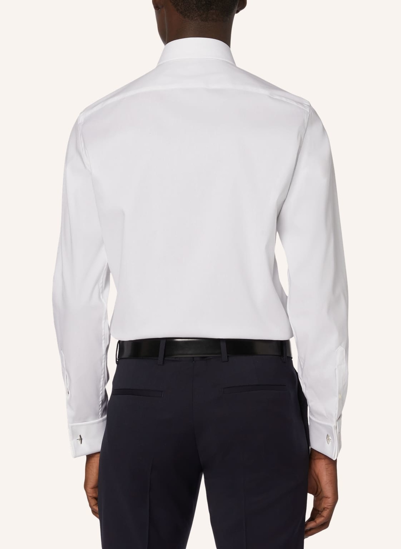 BOGGI MILANO Smoking-Hemd Slim Fit, Farbe: WEISS (Bild 2)