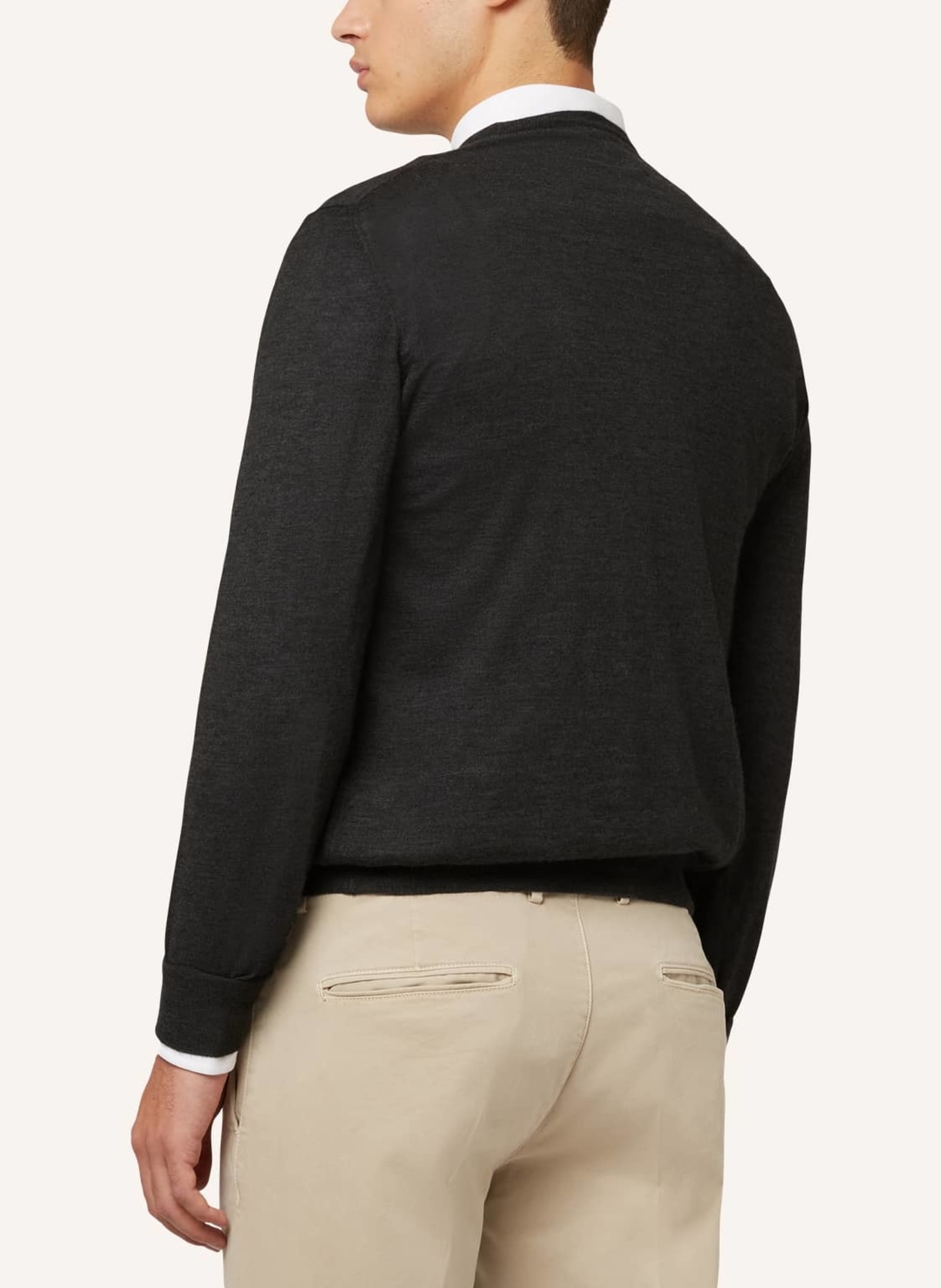 BOGGI MILANO Cashmere-Pullover, Farbe: GRAU (Bild 2)