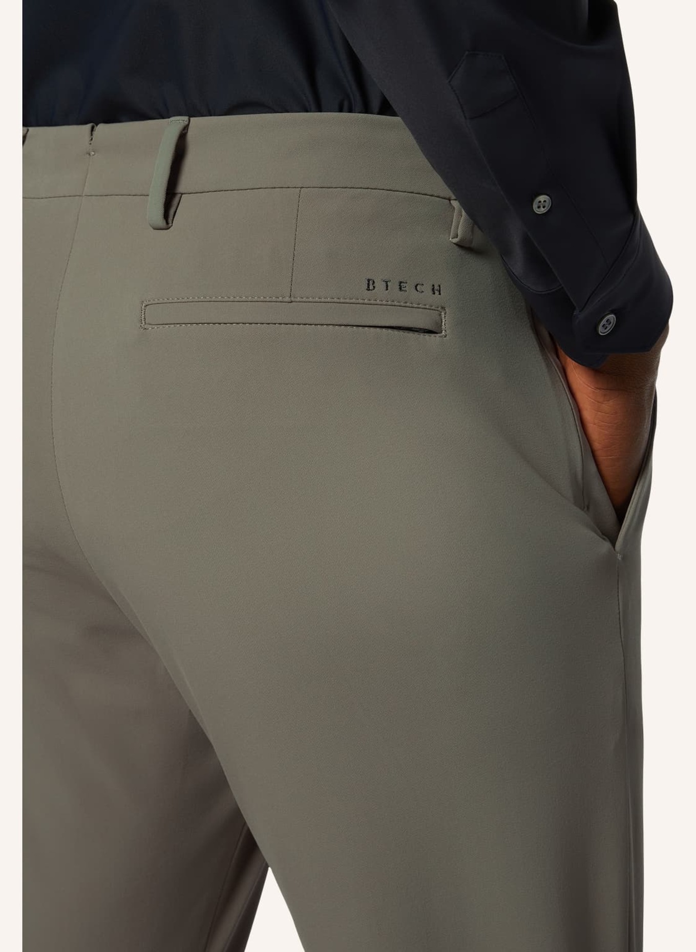 BOGGI MILANO Chino Regular Fit, Farbe: GRAU (Bild 5)