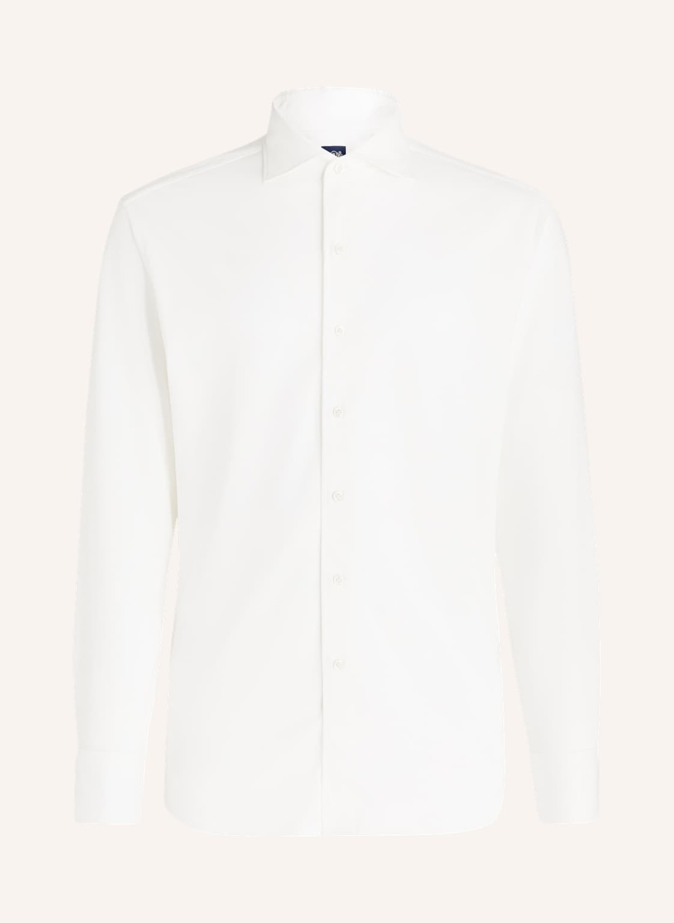 BOGGI MILANO Jerseyhemd Slim Fit, Farbe: WEISS (Bild 1)