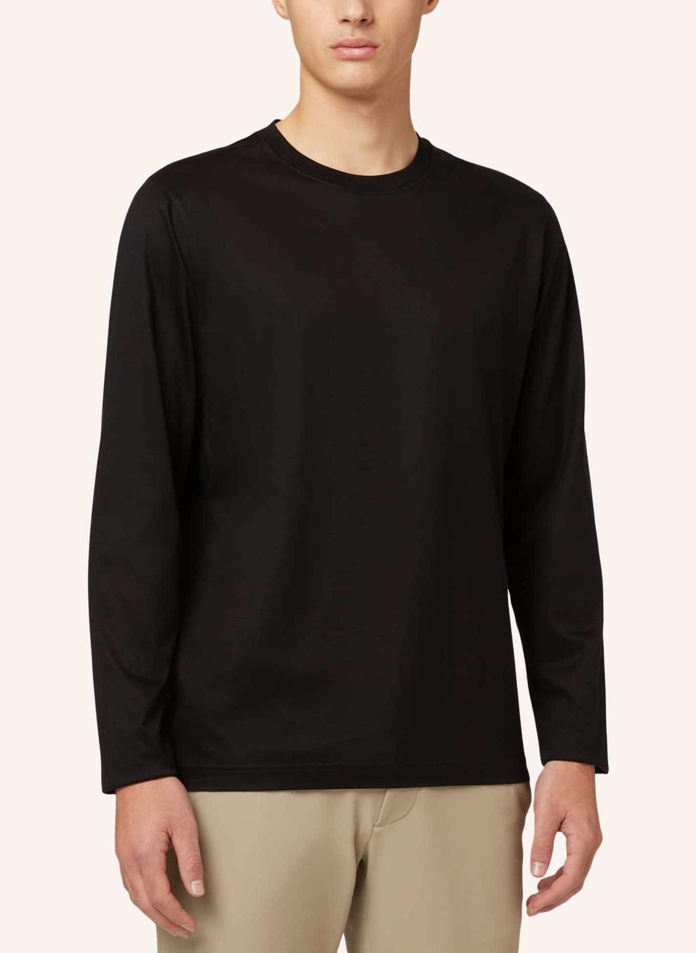 BOGGI MILANO Longsleeve, Farbe: SCHWARZ (Bild 6)