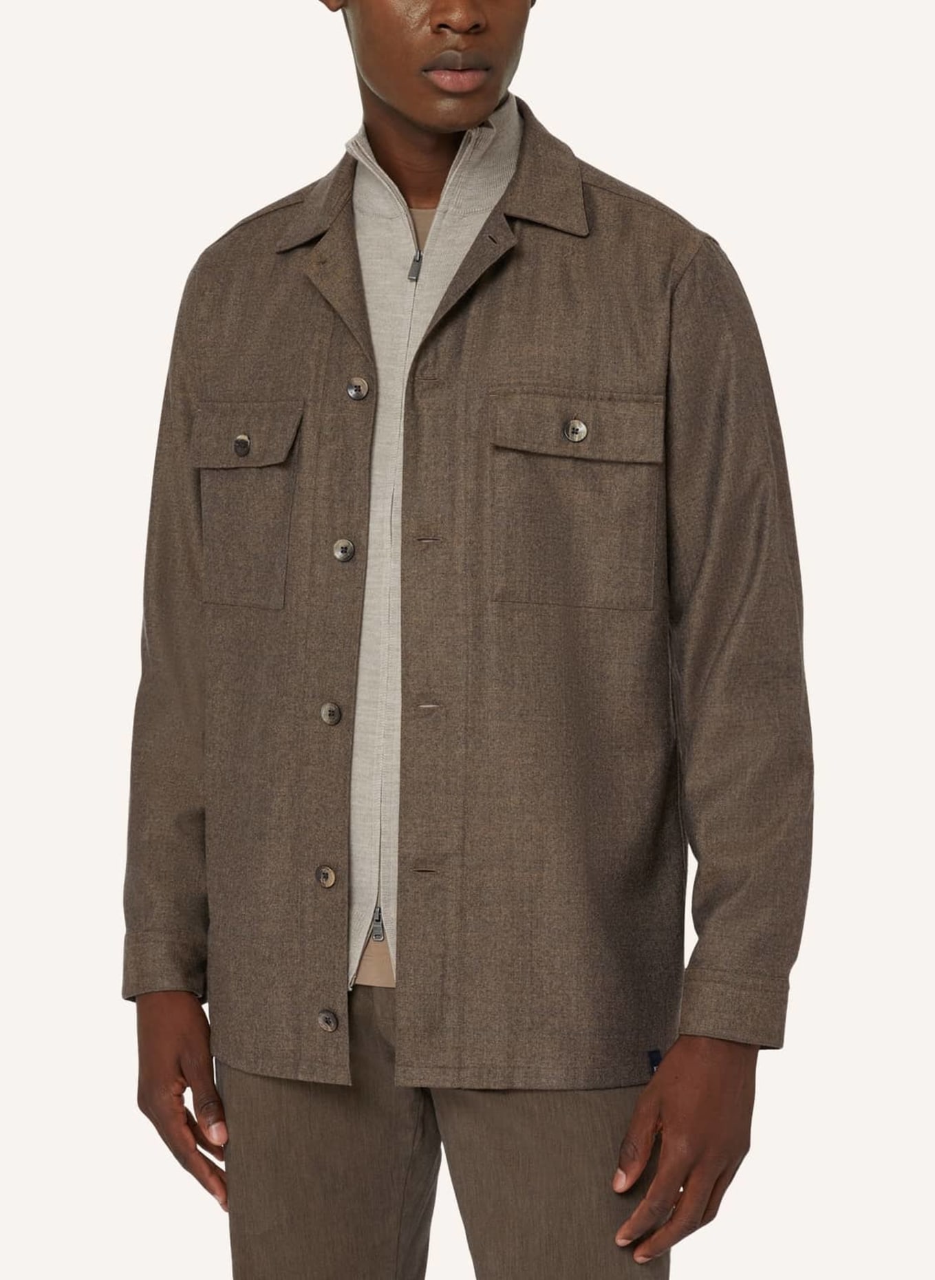 BOGGI MILANO Overshirt Regular Fit (Bild 4)