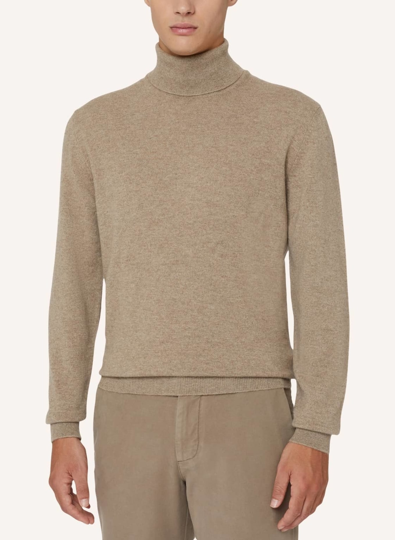 BOGGI MILANO Cashmere-Pullover, Farbe: BRAUN (Bild 4)