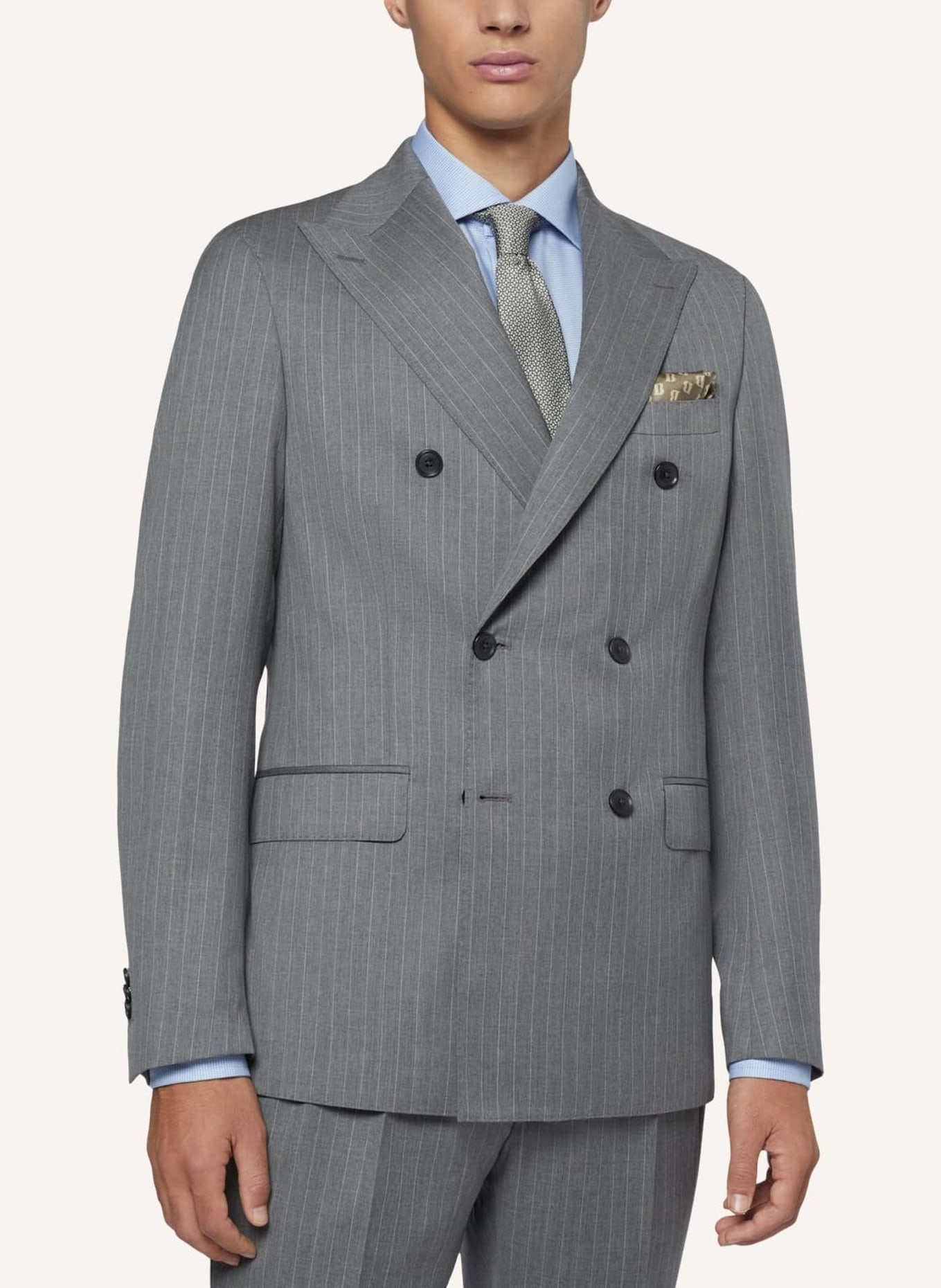 BOGGI MILANO Anzug Regular Fit, Farbe: GRAU (Bild 6)