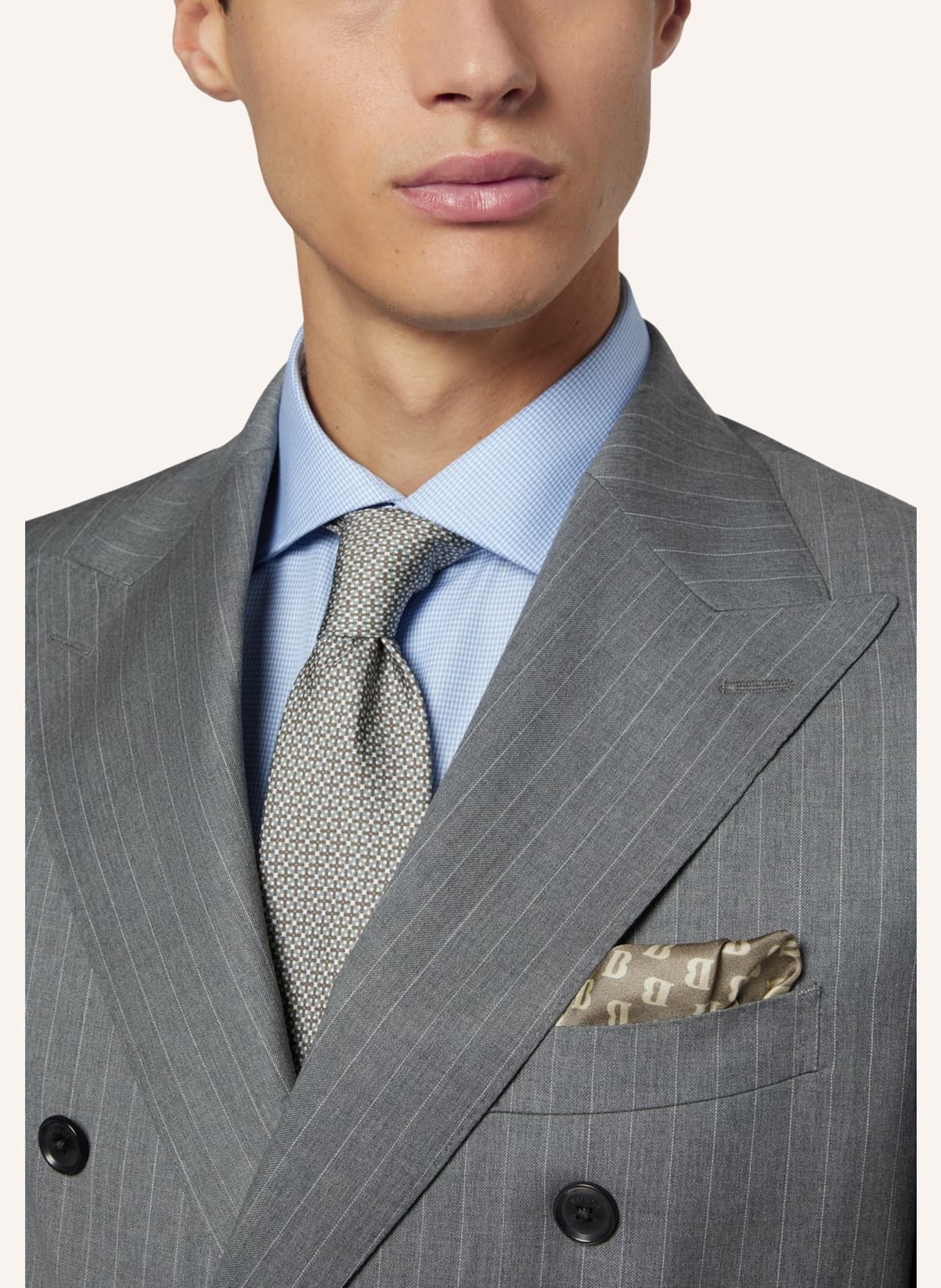 BOGGI MILANO Anzug Regular Fit, Farbe: GRAU (Bild 3)