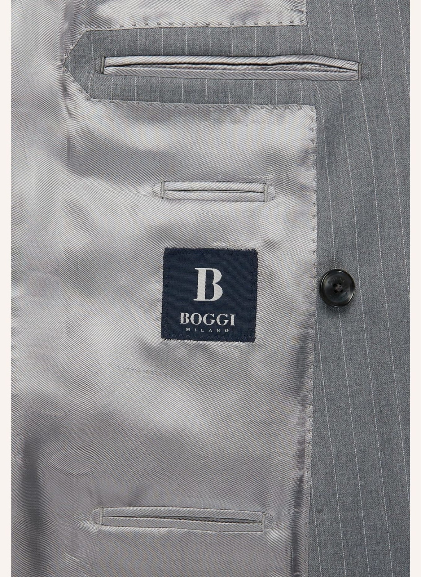 BOGGI MILANO Anzug Regular Fit, Farbe: GRAU (Bild 4)