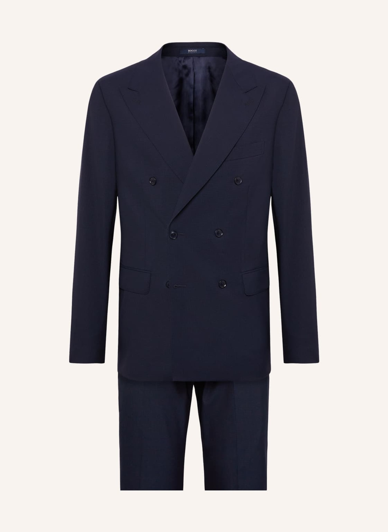 BOGGI MILANO Anzug Regular Fit, Farbe: BLAU (Bild 1)