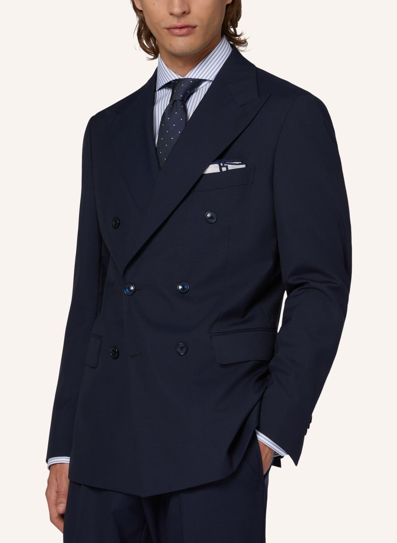 BOGGI MILANO Anzug Regular Fit, Farbe: BLAU (Bild 6)