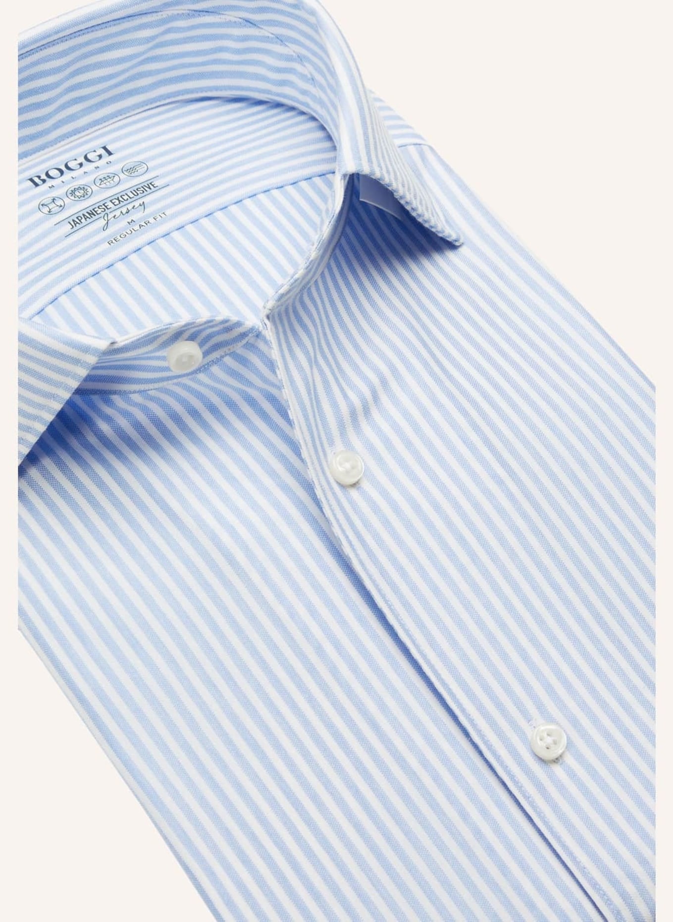 BOGGI MILANO Hemd Regular Fit, Farbe: HELLBLAU (Bild 4)