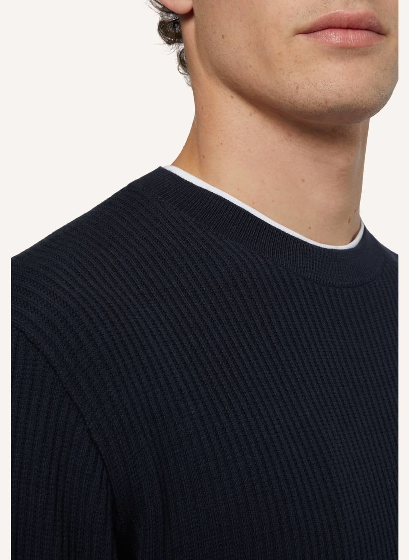 BOGGI MILANO Pullover, Farbe: BLAU (Bild 3)