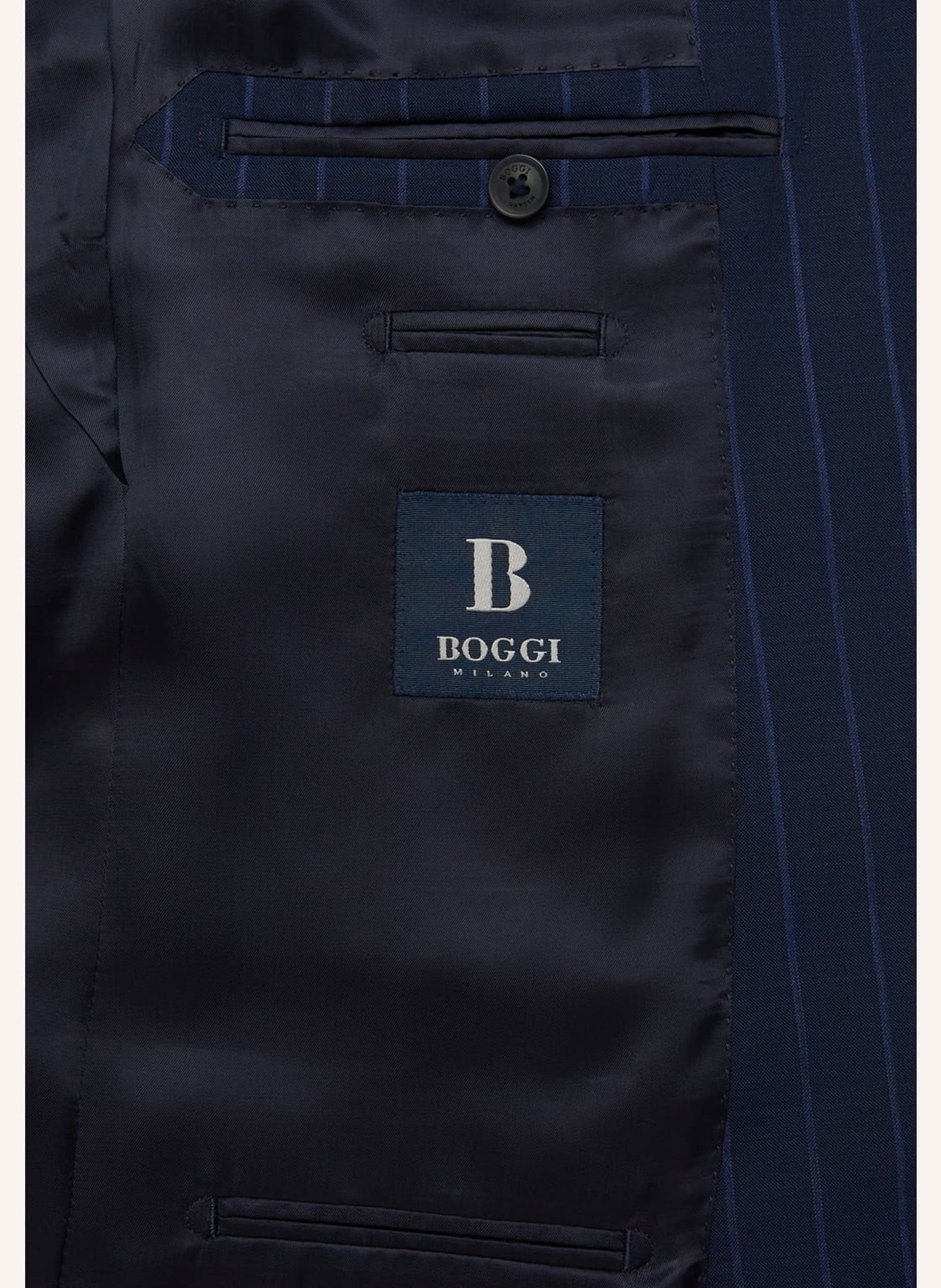 BOGGI MILANO Anzug Slim Fit, Farbe: BLAU (Bild 4)