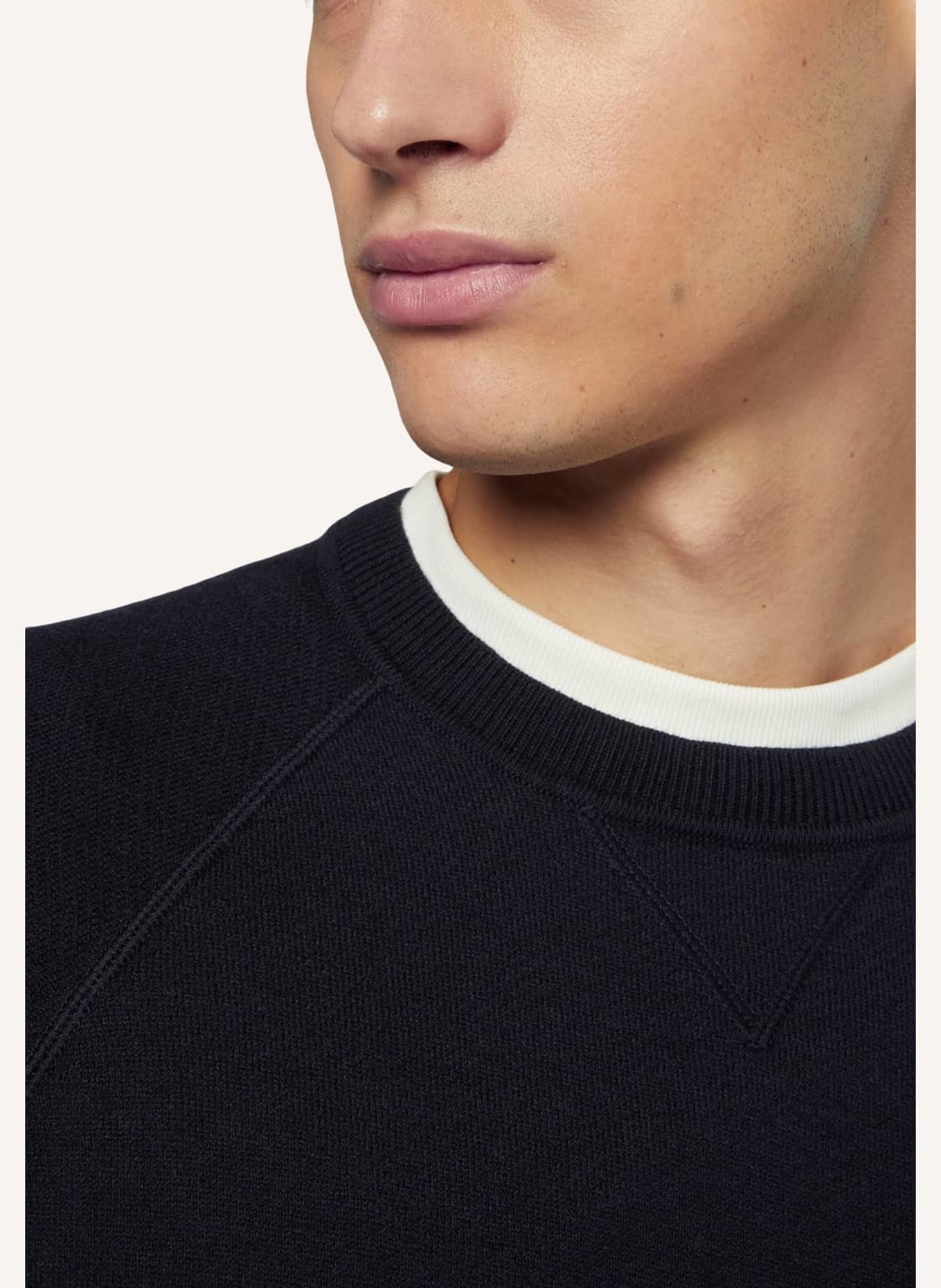 BOGGI MILANO Pullover mit Cashmere, Farbe: BLAU (Bild 3)
