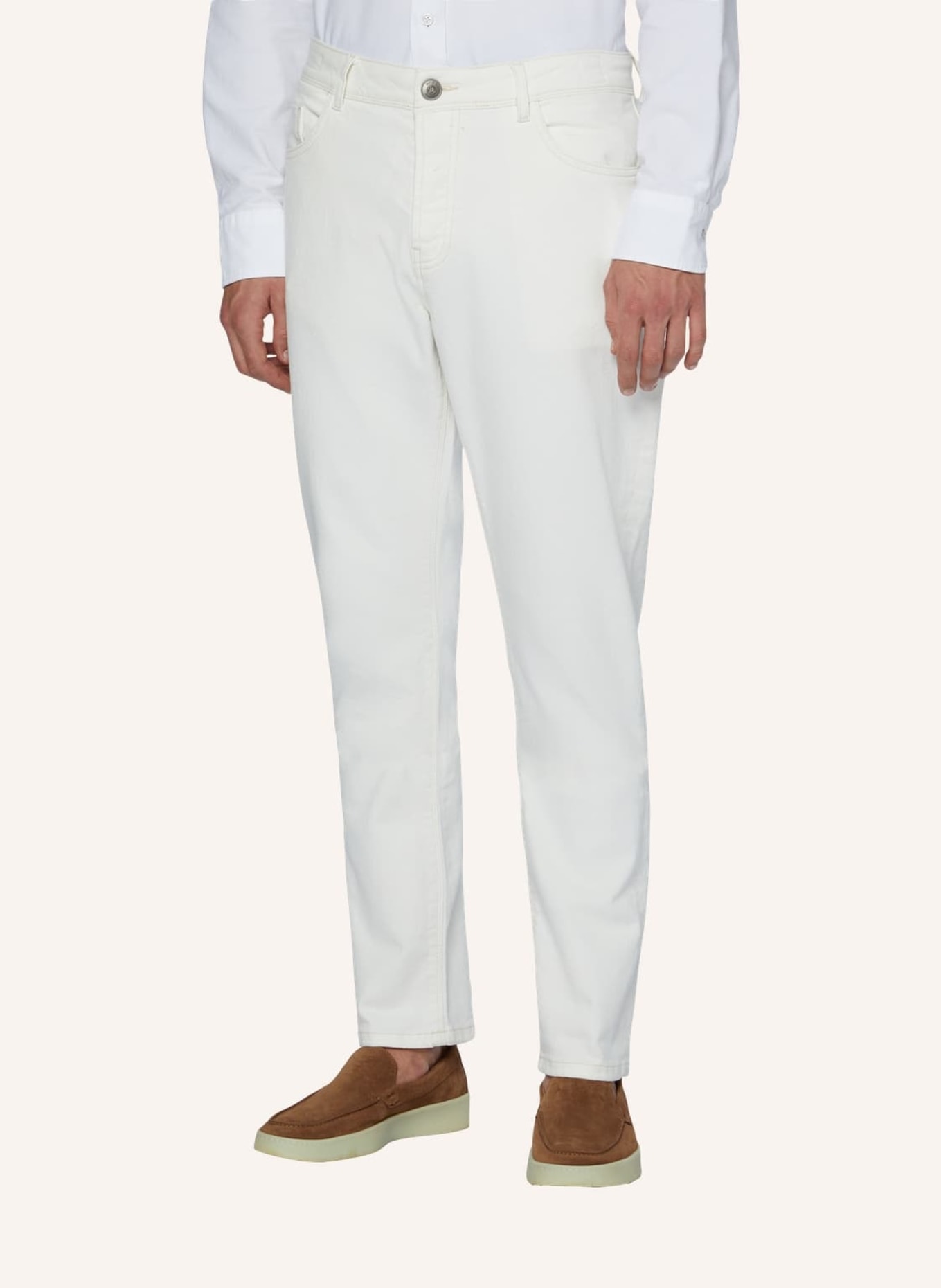 BOGGI MILANO Jeans Regular Fit, Farbe: CREME (Bild 4)
