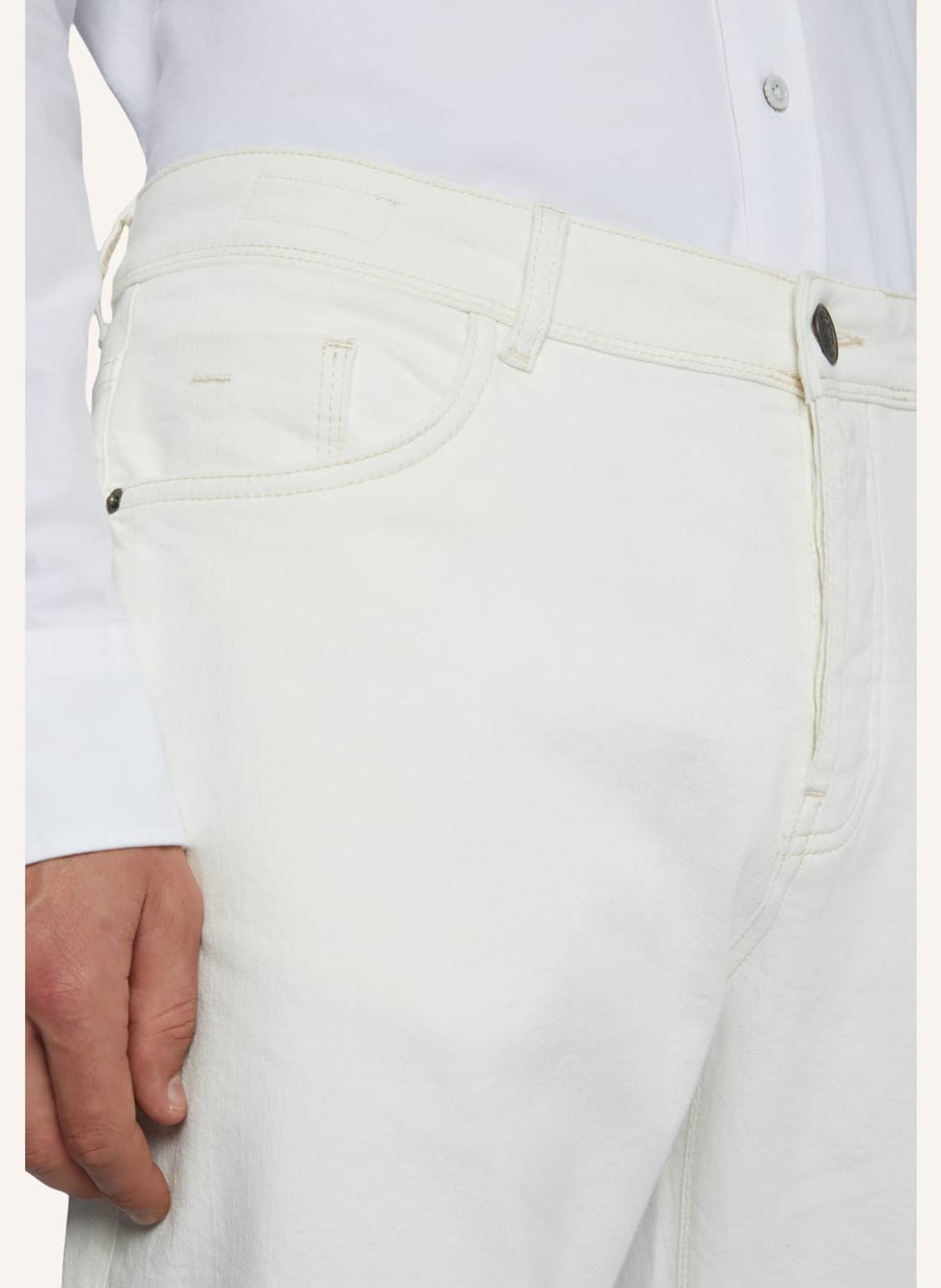 BOGGI MILANO Jeans Regular Fit, Farbe: CREME (Bild 3)