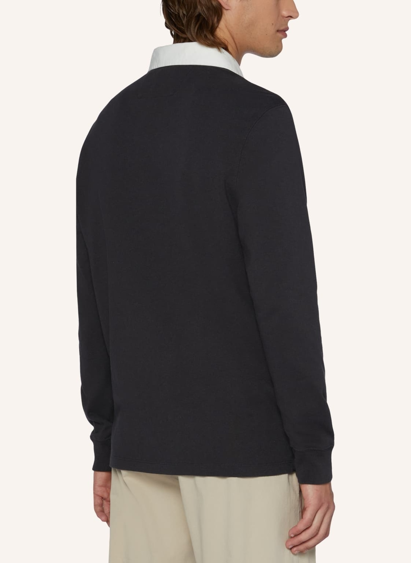 BOGGI MILANO Jersey-Poloshirt Regular Fit, Farbe: SCHWARZ (Bild 2)