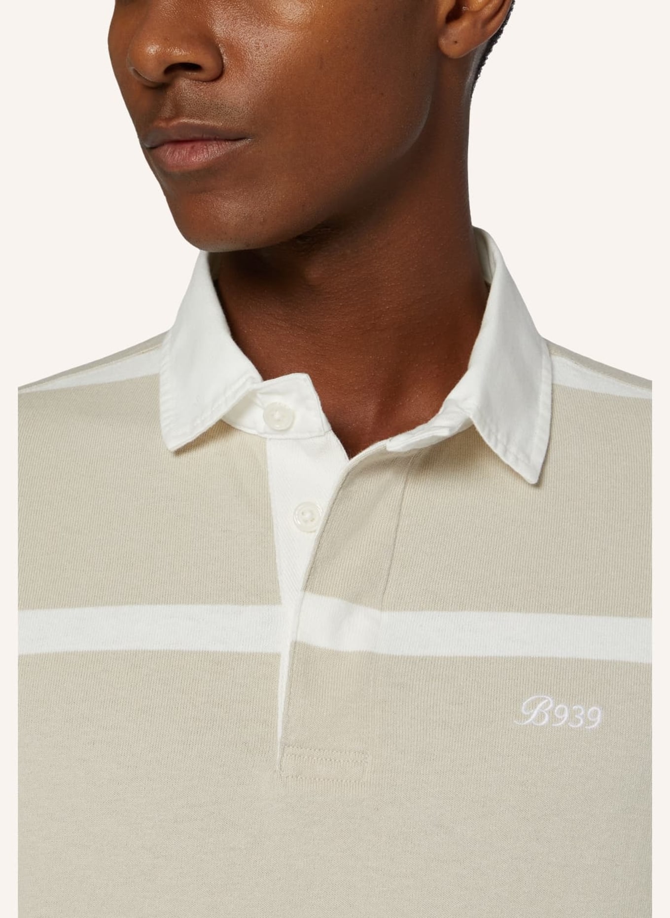 BOGGI MILANO Jersey-Poloshirt Regular Fit, Farbe: BRAUN (Bild 3)