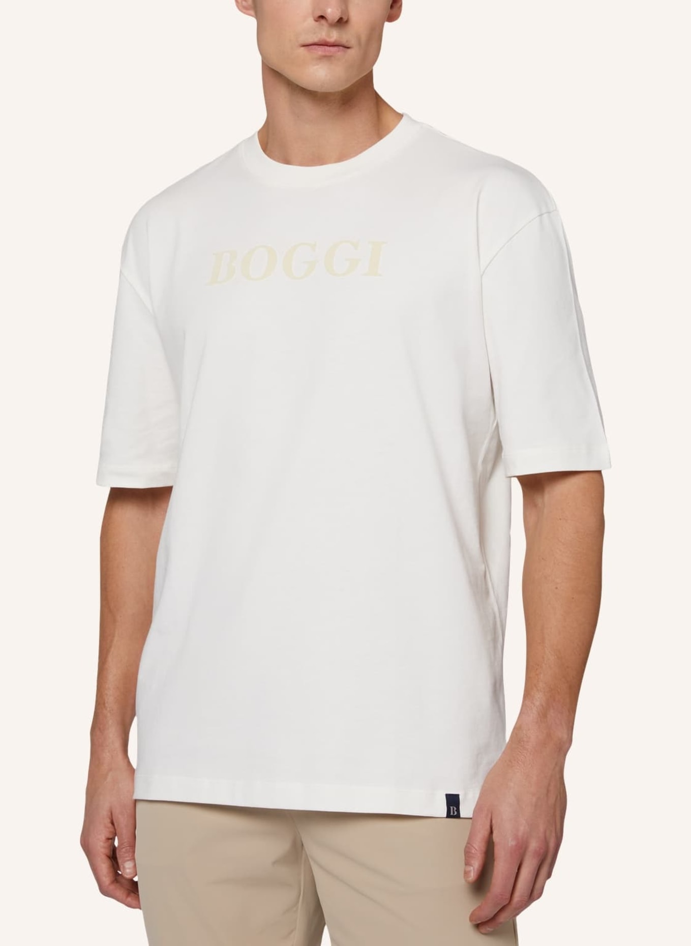 BOGGI MILANO T-Shirt, Farbe: WEISS (Bild 3)