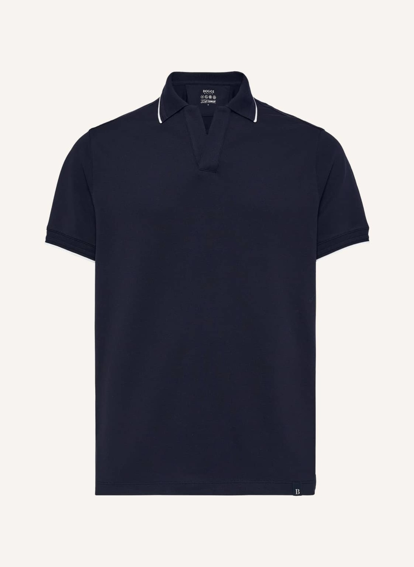 BOGGI MILANO Poloshirt, Farbe: BLAU (Bild 1)