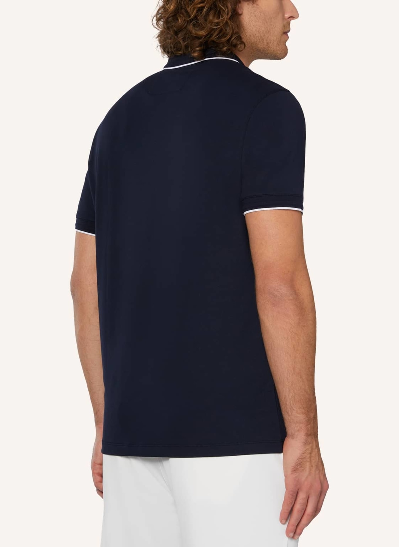 BOGGI MILANO Poloshirt, Farbe: BLAU (Bild 2)