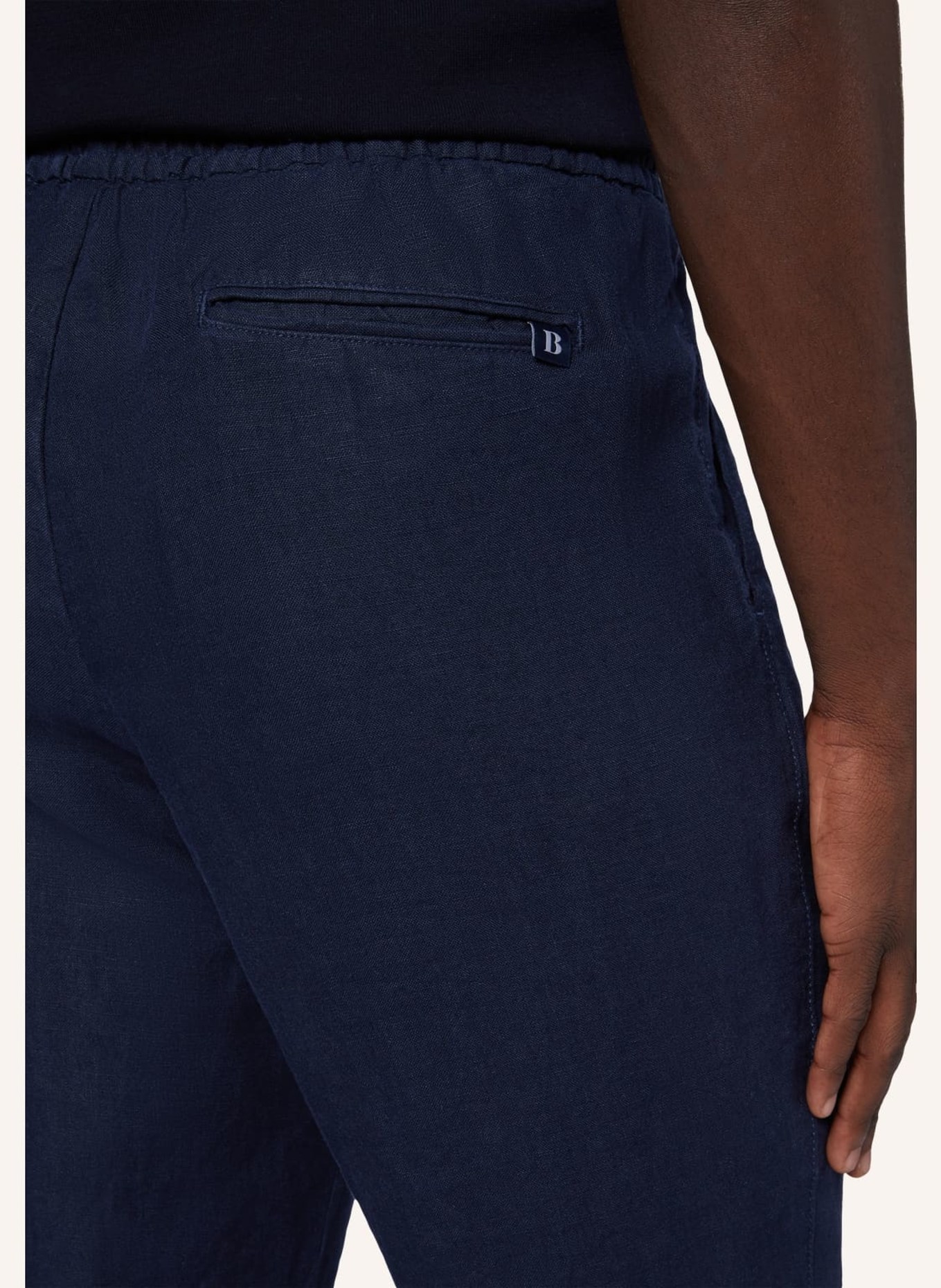 BOGGI MILANO Leinenhose, Farbe: BLAU (Bild 3)