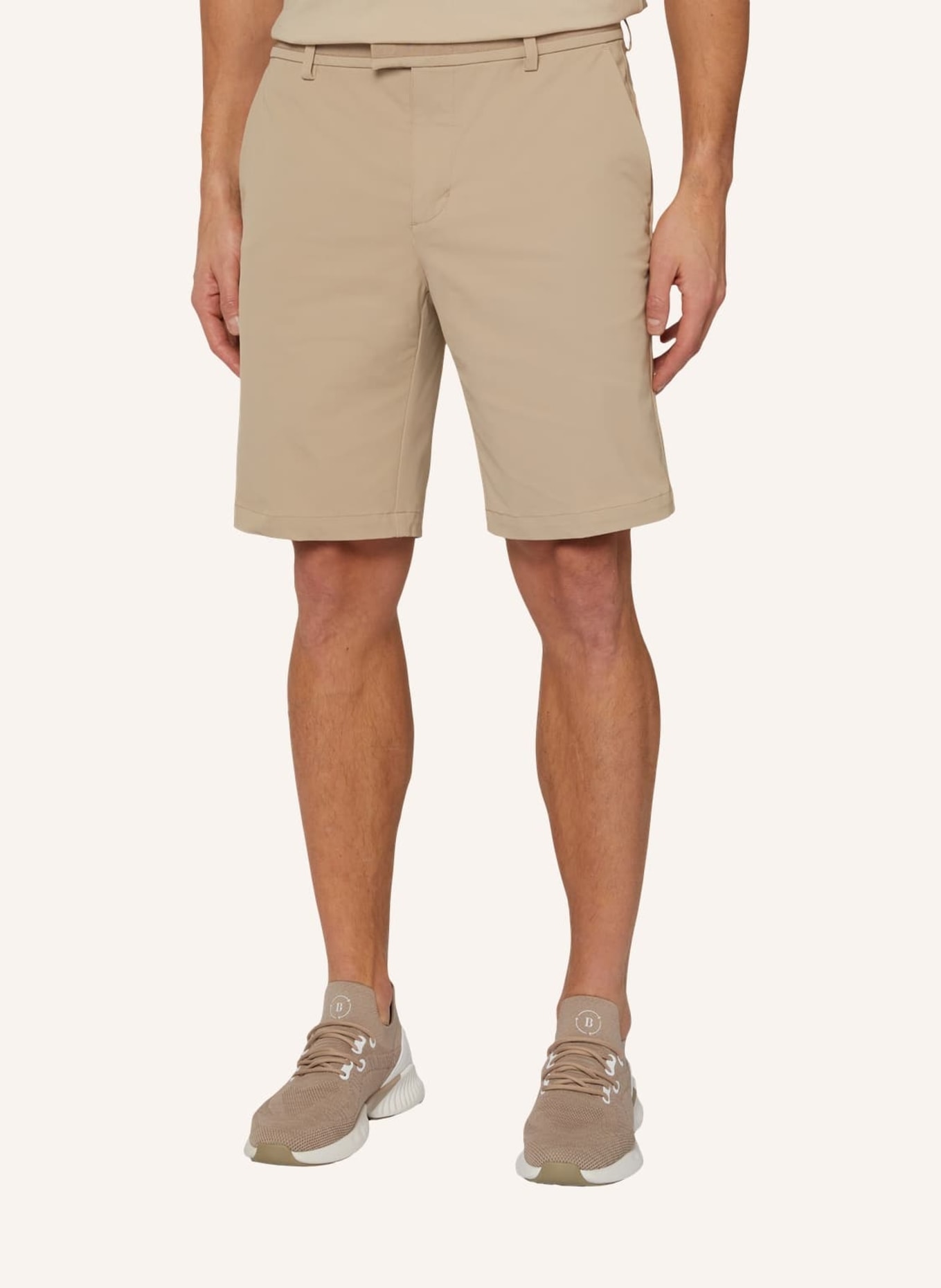BOGGI MILANO Shorts Regular Fit, Farbe: BEIGE (Bild 4)