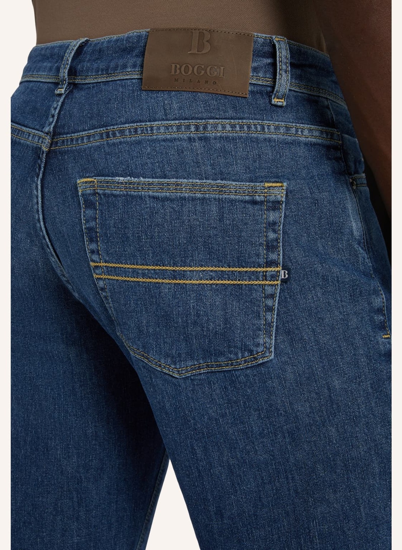 BOGGI MILANO Jeans, Farbe: DUNKELBLAU (Bild 3)