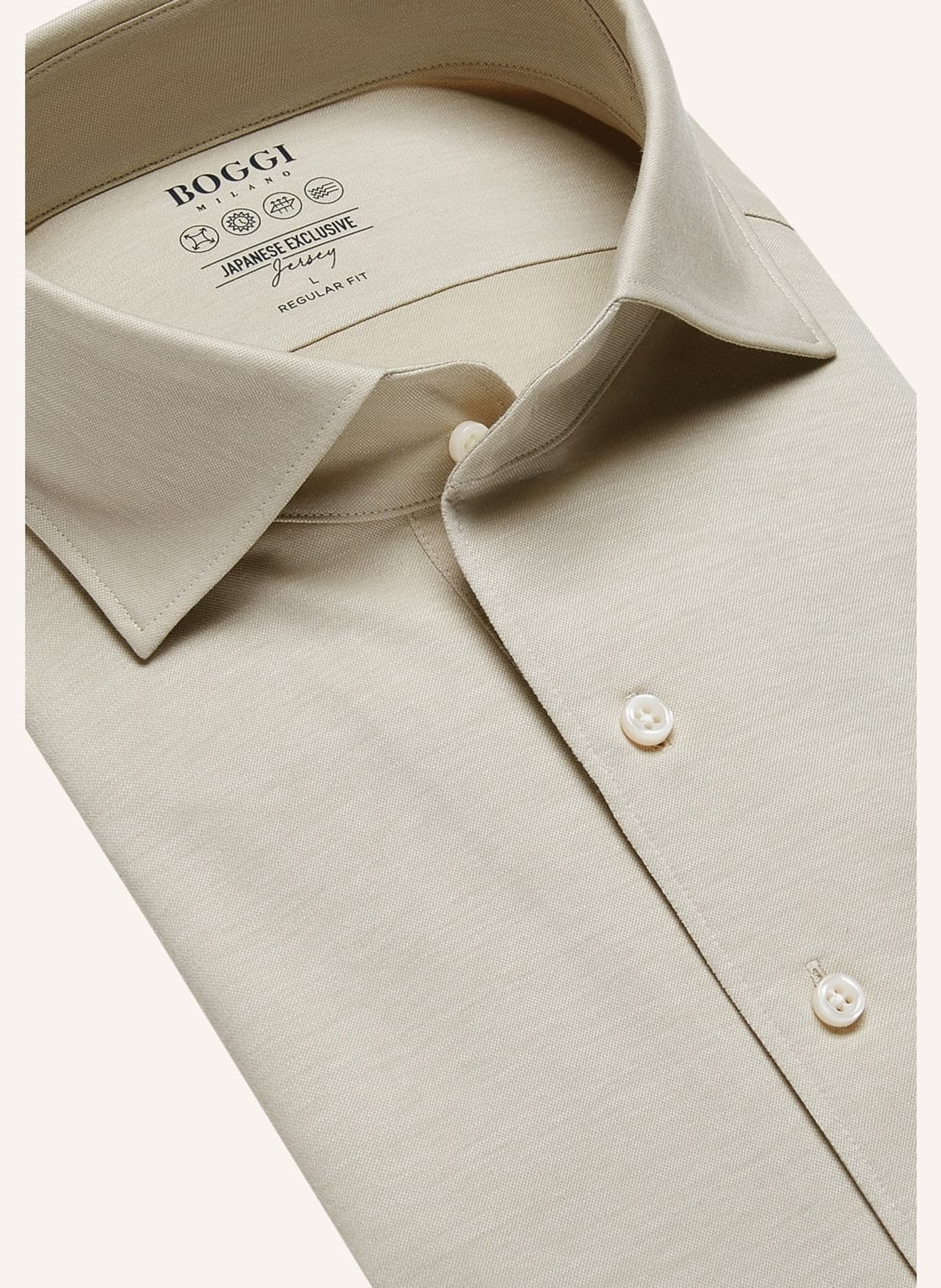 BOGGI MILANO Jersey-Poloshirt Regular Fit, Farbe: BRAUN (Bild 4)
