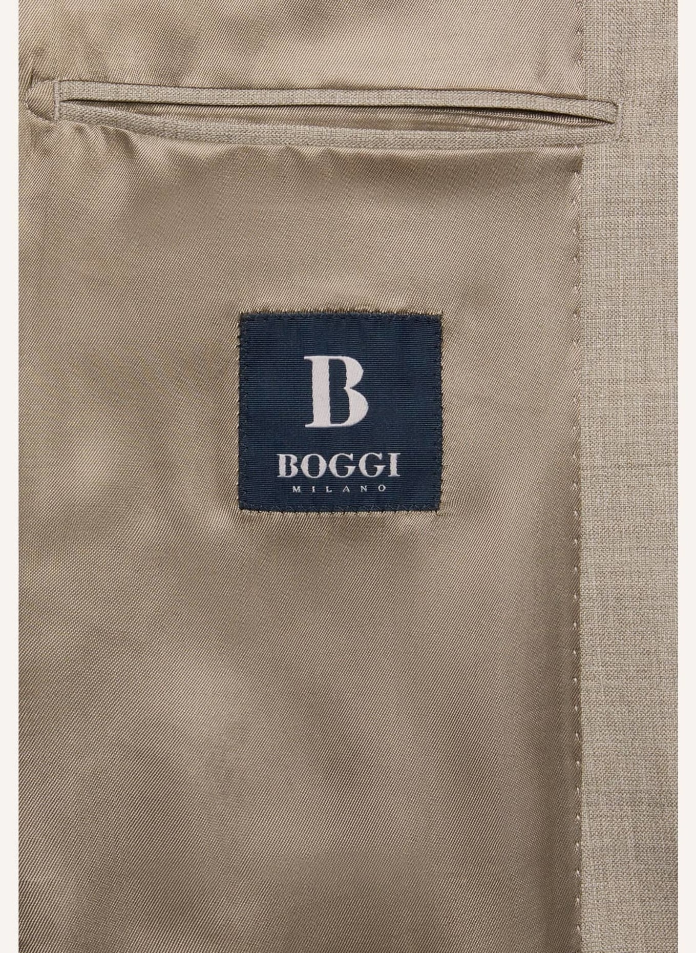BOGGI MILANO Anzug Regular Fit, Farbe: BEIGE (Bild 4)