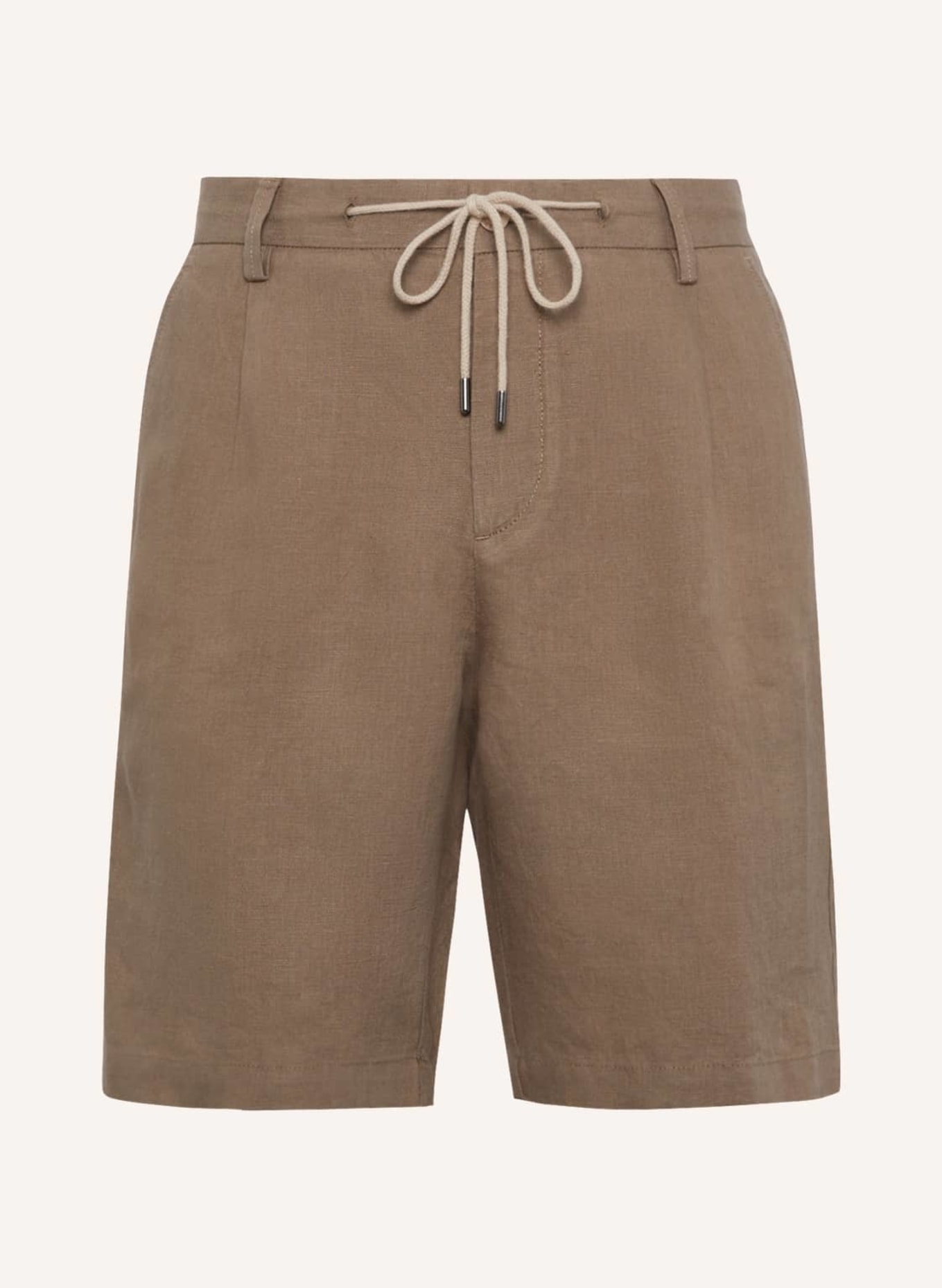 BOGGI MILANO Leinenshorts, Farbe: GRAU (Bild 1)