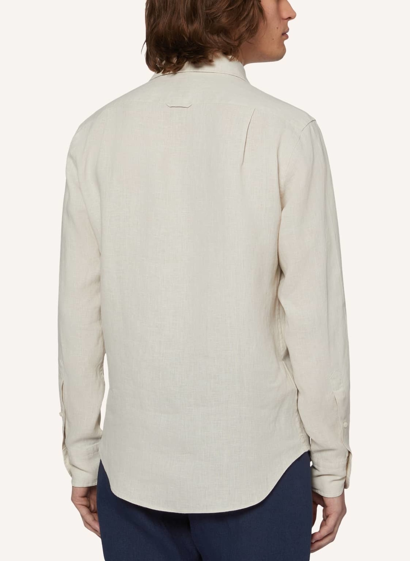 BOGGI MILANO Leinenhemd Regular Fit, Farbe: BRAUN (Bild 2)