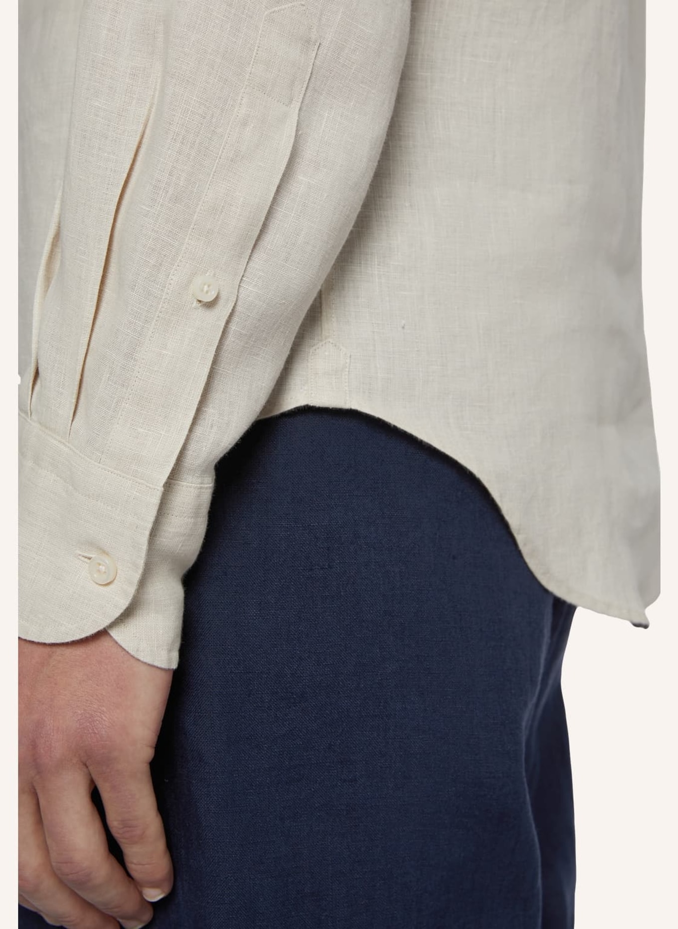 BOGGI MILANO Leinenhemd Regular Fit, Farbe: BRAUN (Bild 3)