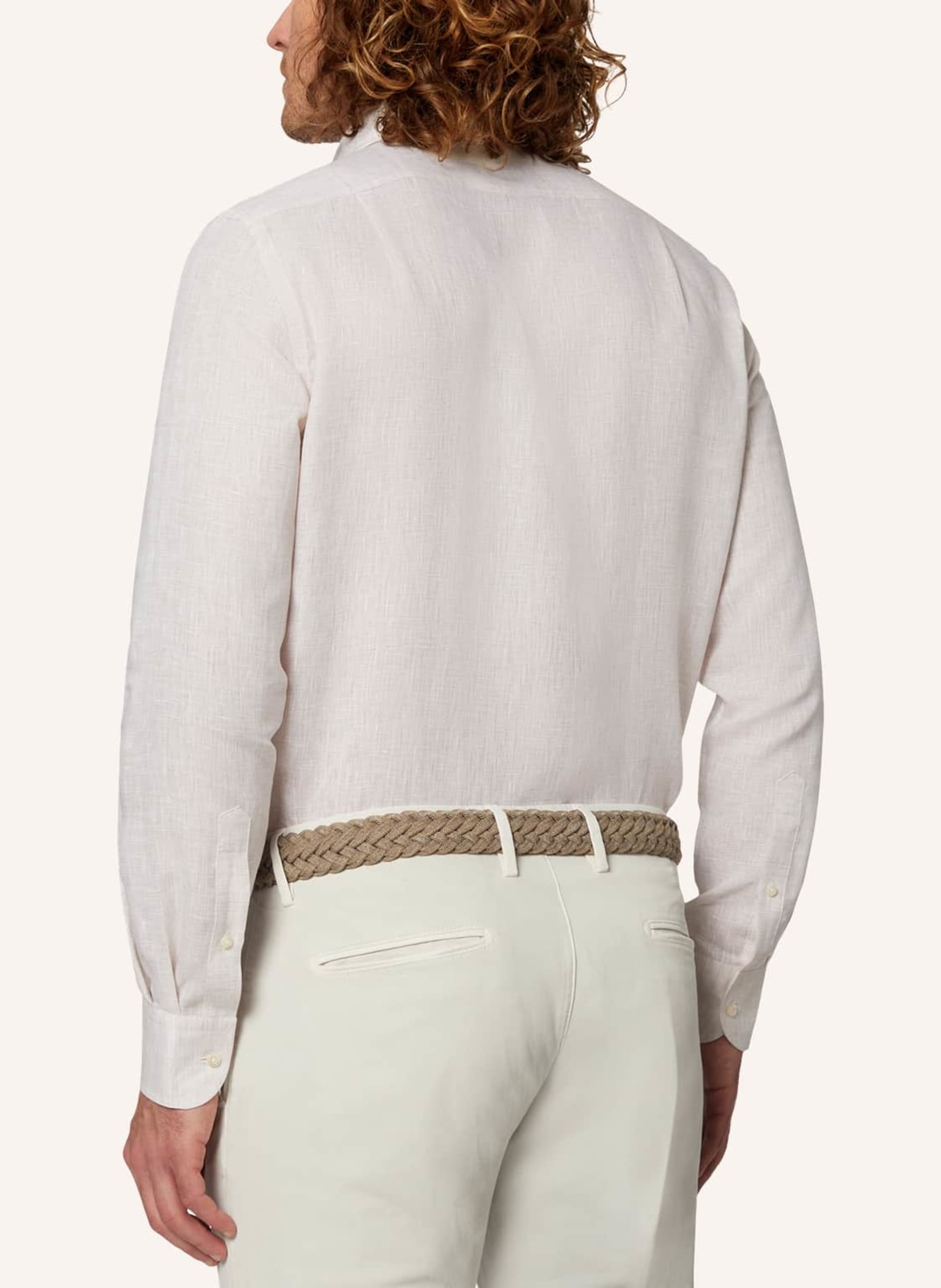 BOGGI MILANO Leinenhemd Regular Fit, Farbe: BRAUN (Bild 2)