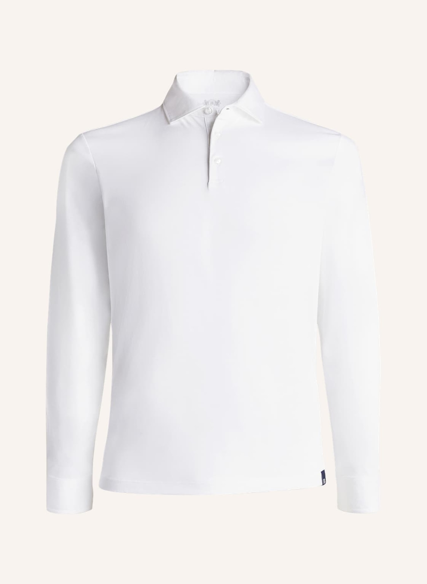 BOGGI MILANO Jersey-Poloshirt Regular Fit, Farbe: WEISS (Bild 3)