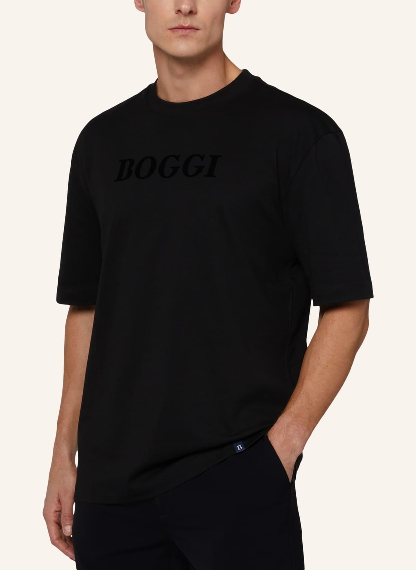 BOGGI MILANO T-Shirt, Farbe: SCHWARZ (Bild 3)